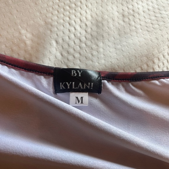 Women's Hawaiian Asymmetrical dress By Kylani Plus size Medium - Picture 4 of 4